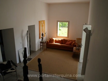 Partial view of the living room
