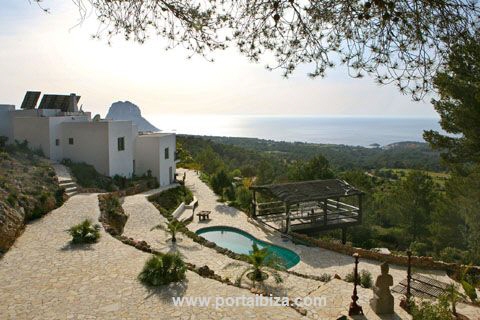 View of the villa