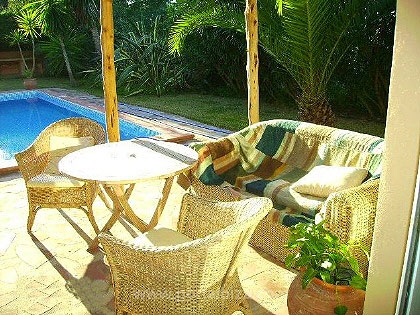Covered terrace
