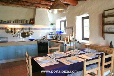 Kitchen and eating area