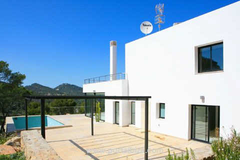 View of the villa