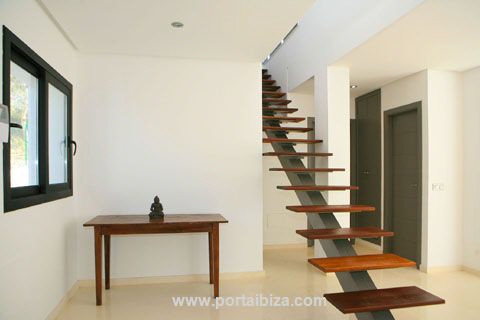 Staircase which leads up to the first floor