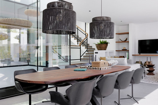 Elegant dining area