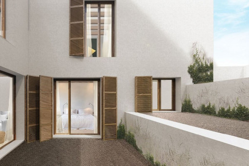 Exterior view of the finca project