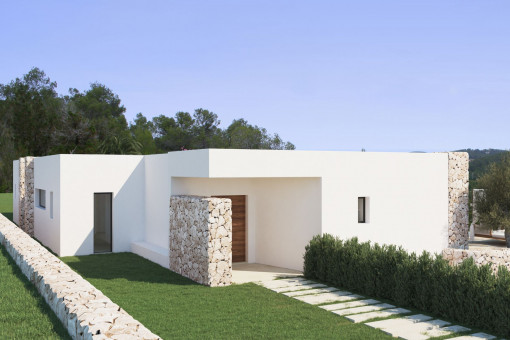 Authentic, newly-built finca in the midst of wonderful scenery in Sant Josep de sa Talaia