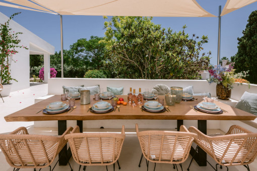 Outside dining