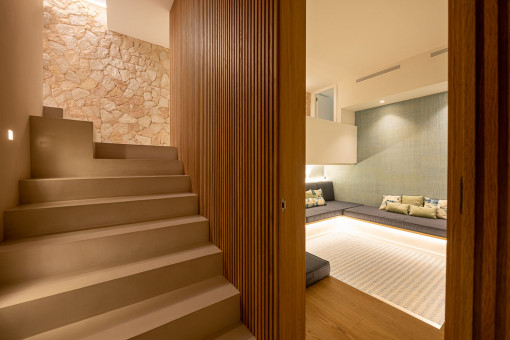 Entrance to th ehome cinema